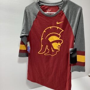 The Nike Tee Collegiate Crimson USC Trojans T-shirt NWT S